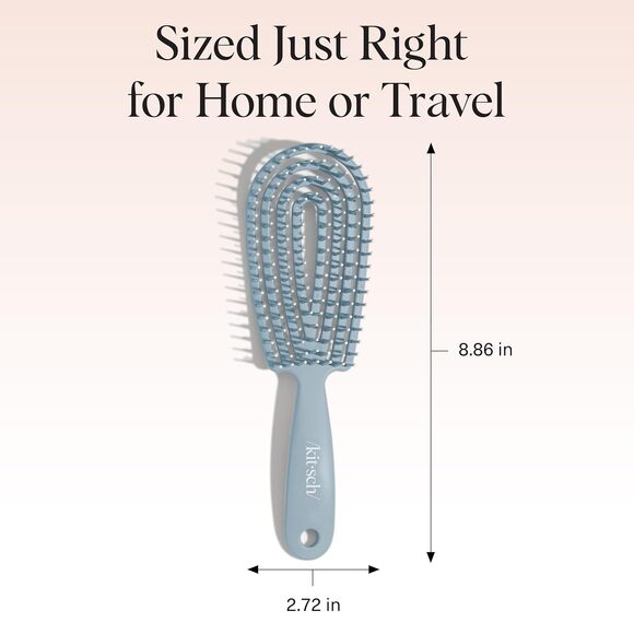 Kitsch Detangler Brush – Flexible Curly Hair Brush for Women, Haze Blue - Picture 4 of 9